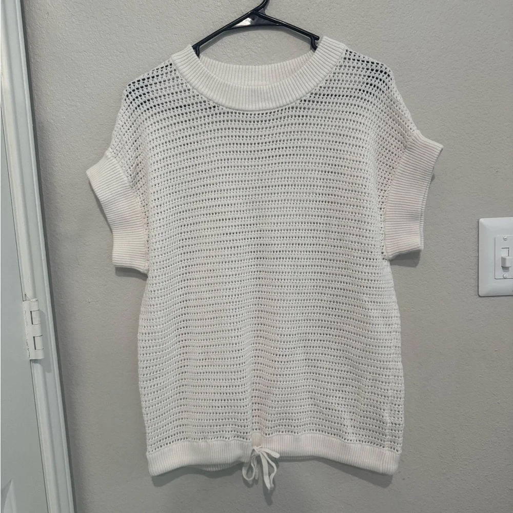 Varley Corvallis Cream Knit Sweater - Picture 8 of 8